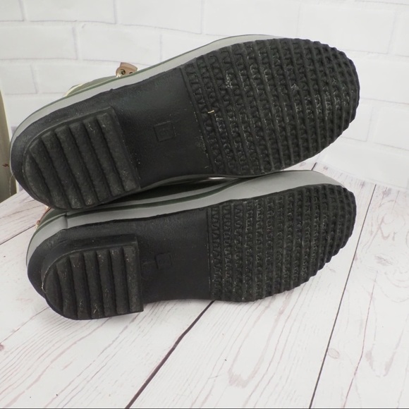 The Sak Daley 5 olive rubber duck boots insulated - Picture 10 of 16